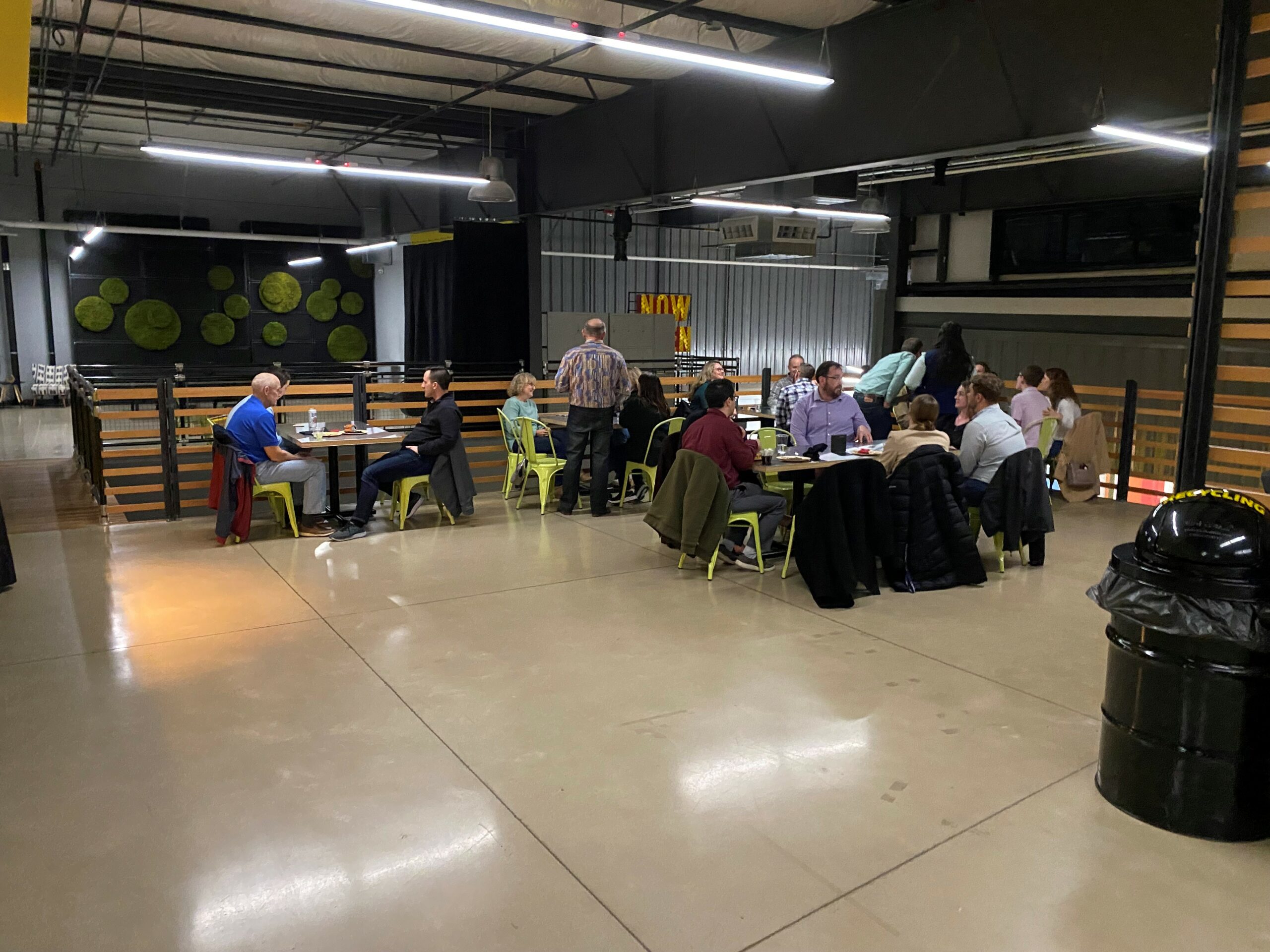 Guests around tables at the Walz Group 2023 Mid-Season Tax Event